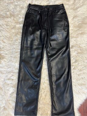 Pleather pants